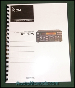 Icom IC-725 Instruction Manual - Click Image to Close